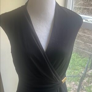 Elegant Black Wrap Dress